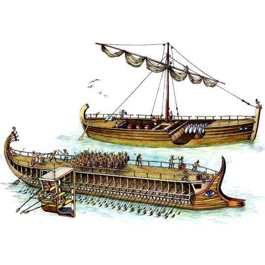 Griechische Kriegs- und Handelsflotte